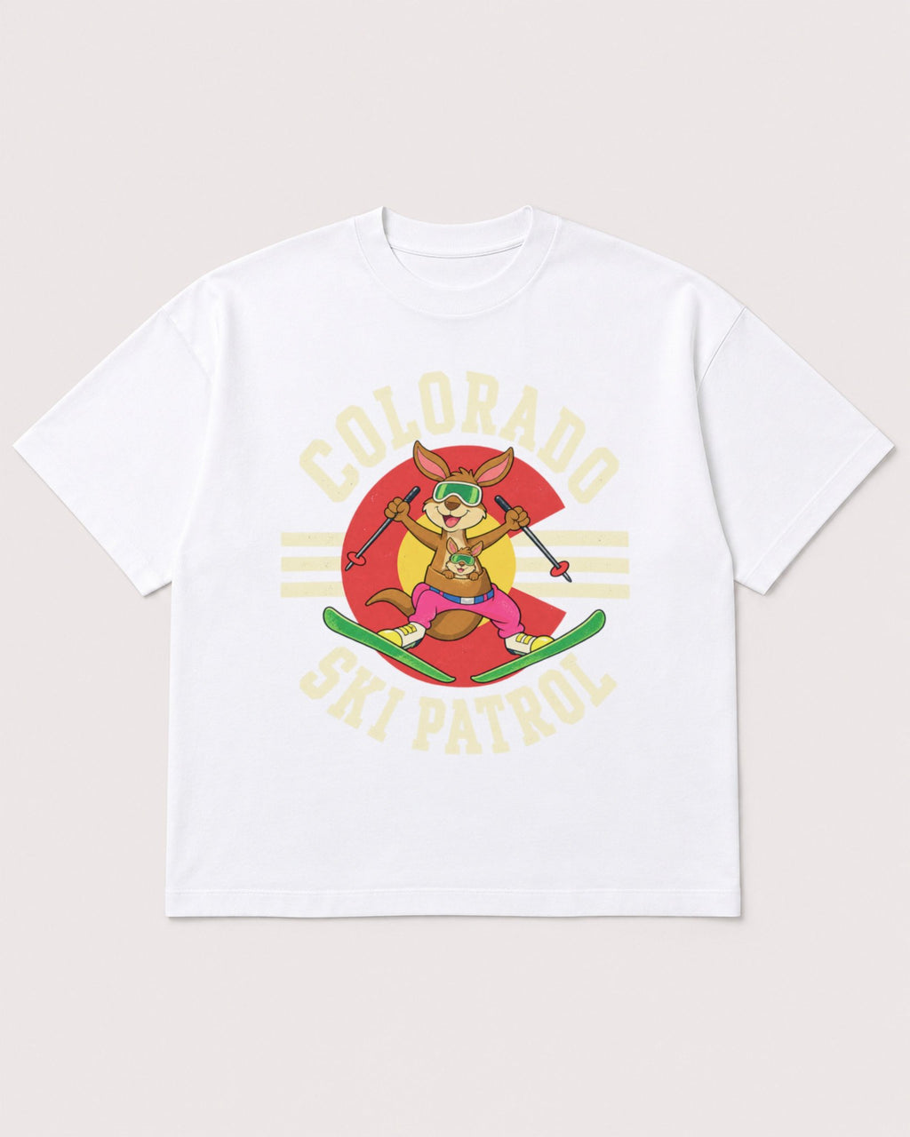 Mockup Boxy Heavyweight Tee White product
