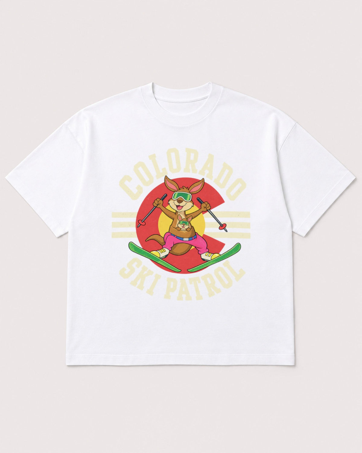 Mockup Boxy Heavyweight Tee White product