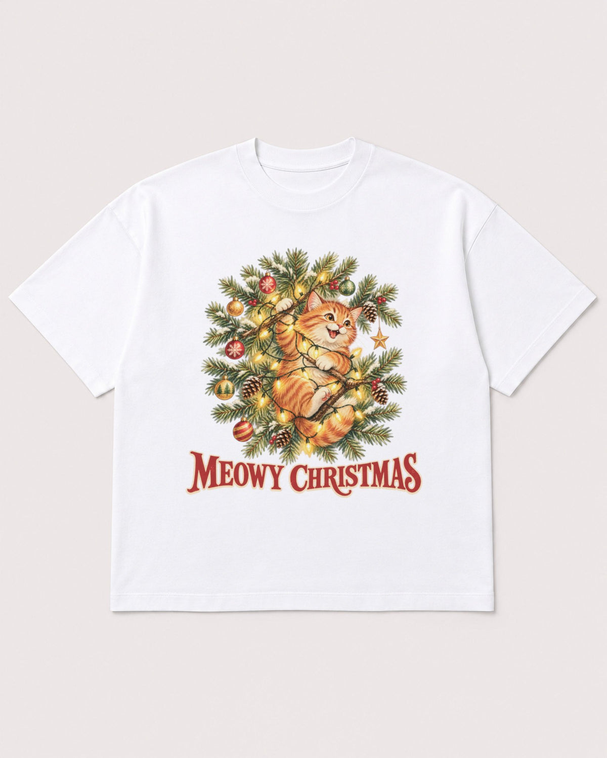 Mockup Boxy Heavyweight Tee White product