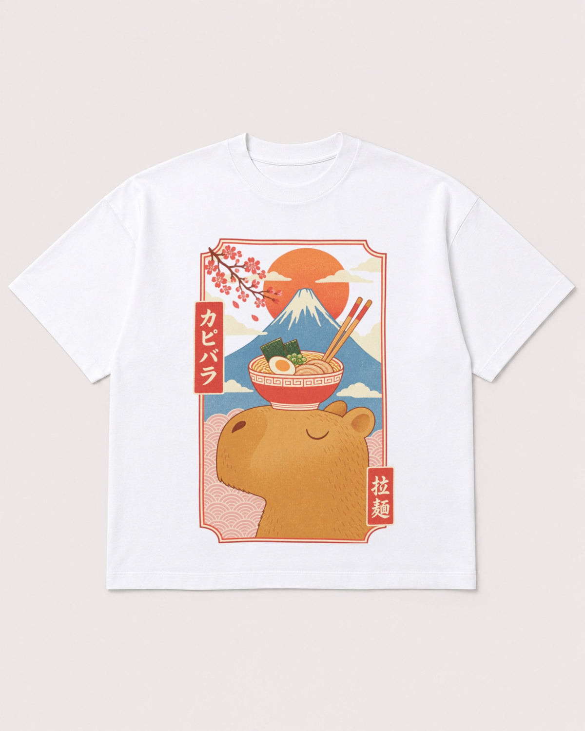Mockup Boxy Heavyweight Tee White product