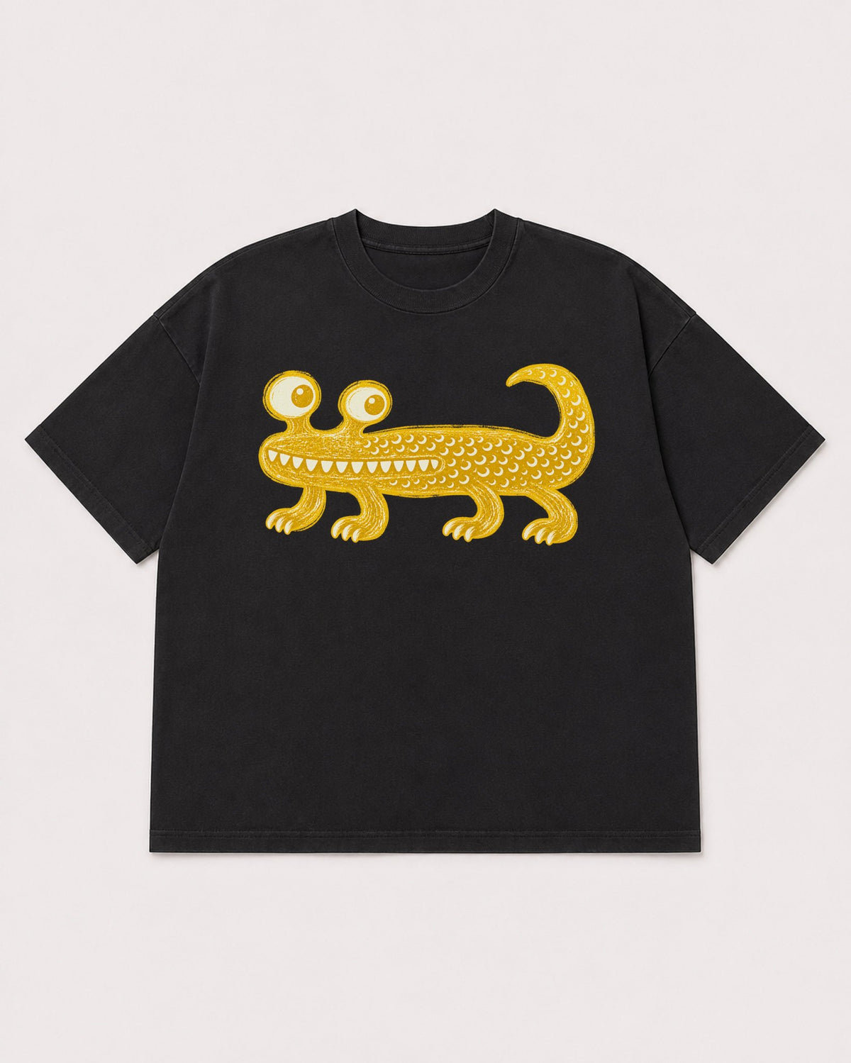 Mockup Boxy Heavyweight Tee Black product