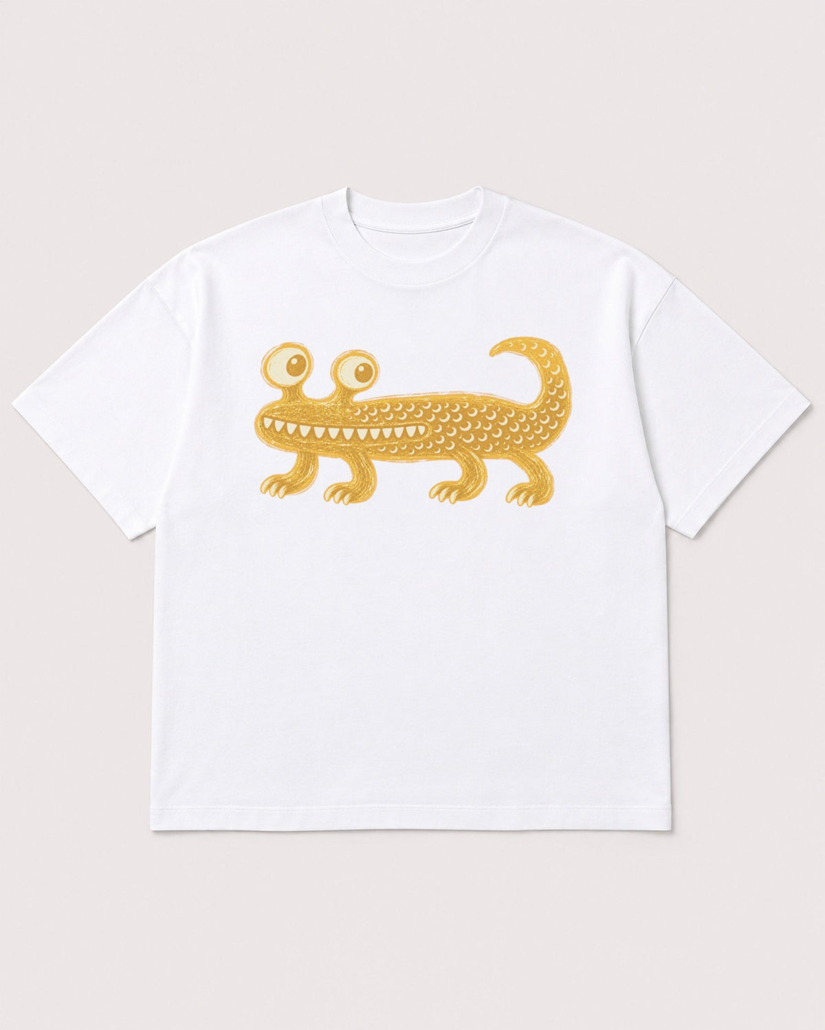 Mockup Boxy Heavyweight Tee White product