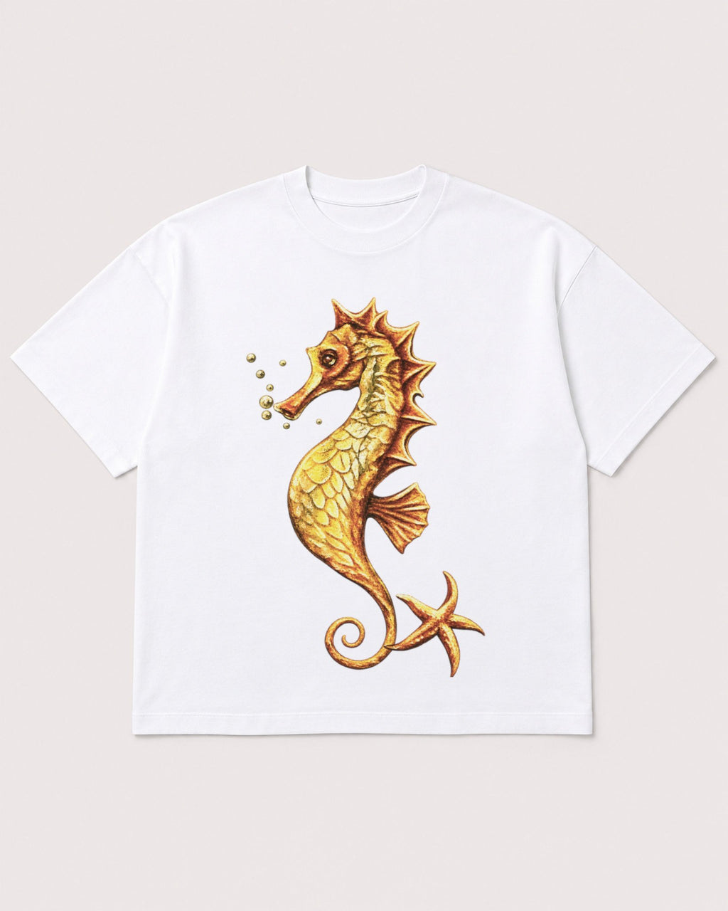 Mockup Boxy Heavyweight Tee White product