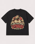 Mockup Boxy Heavyweight Tee Black product