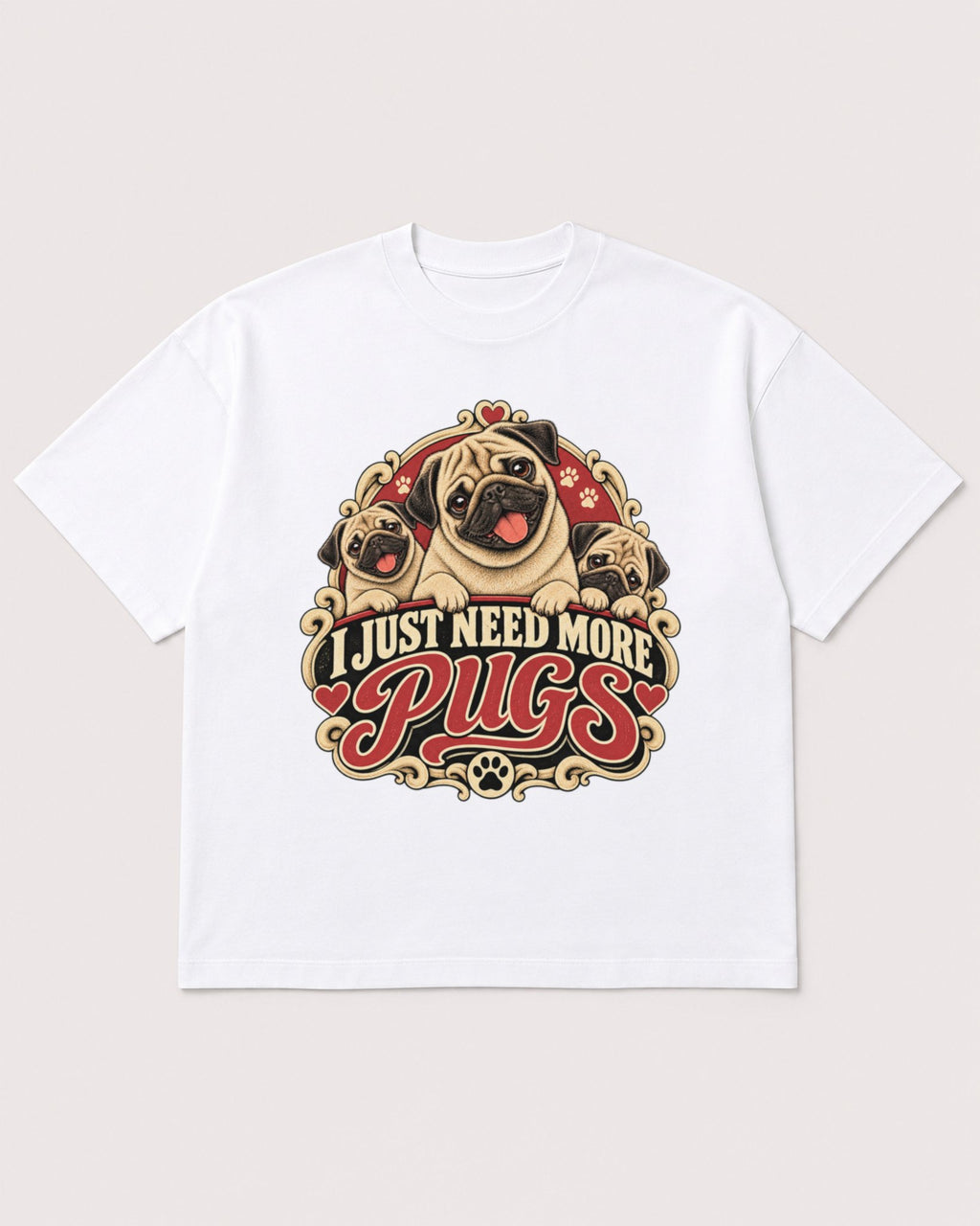 Mockup Boxy Heavyweight Tee White product
