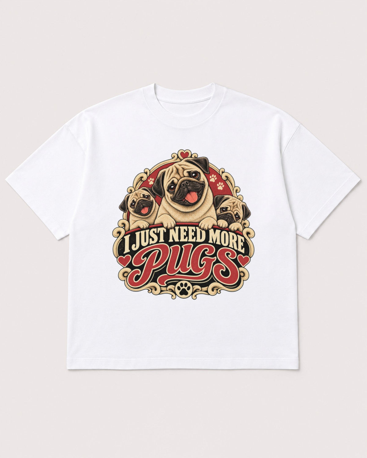 Mockup Boxy Heavyweight Tee White product