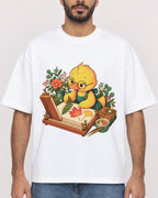 Mockup Boxy Heavyweight Tee White male close-up 07