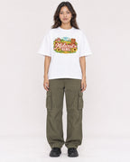 Mockup Boxy Heavyweight Tee White female full-body 02
