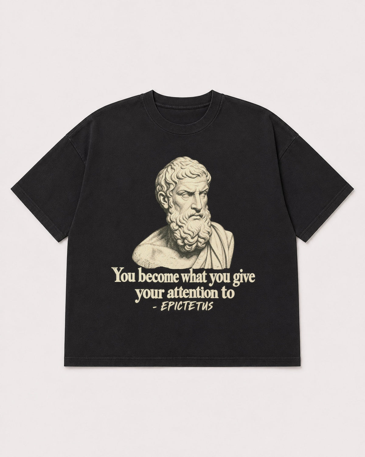 Mockup Boxy Heavyweight Tee Black product