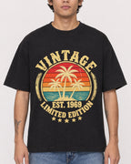 Mockup Boxy Heavyweight Tee Black male close-up 06