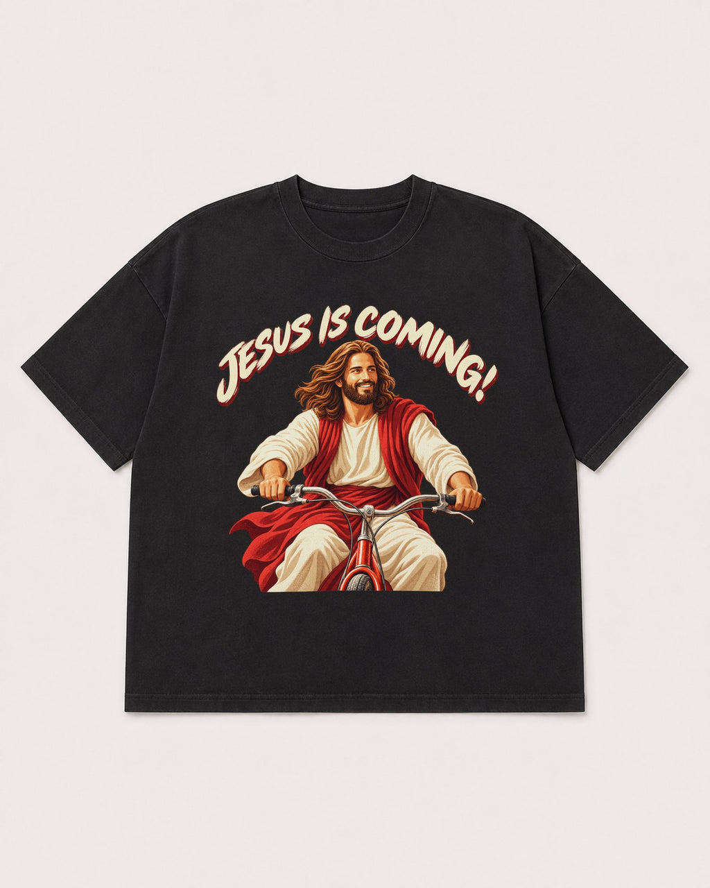 Mockup Boxy Heavyweight Tee Black product
