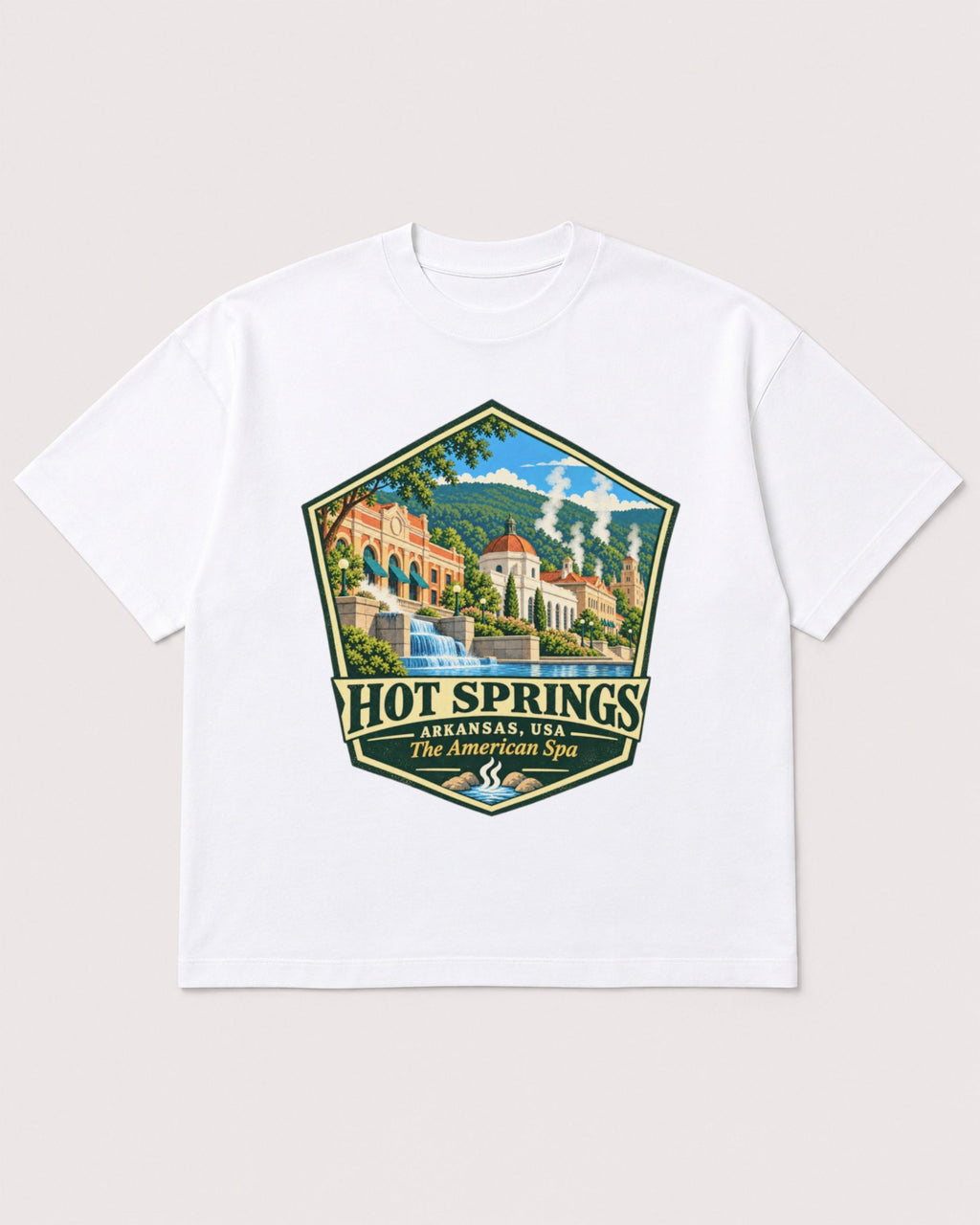 Mockup Boxy Heavyweight Tee White product