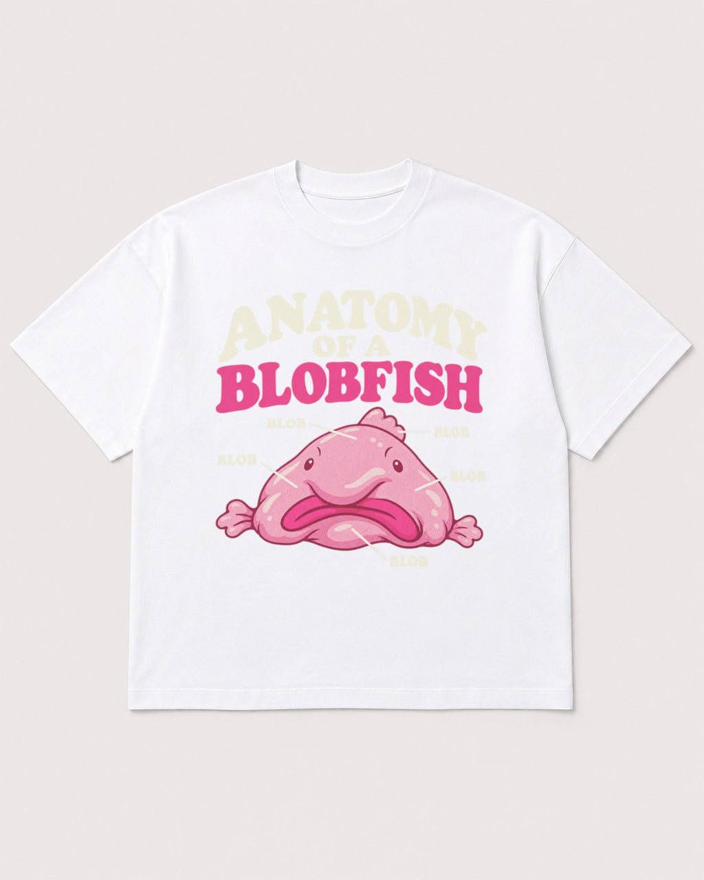 Mockup Boxy Heavyweight Tee White product