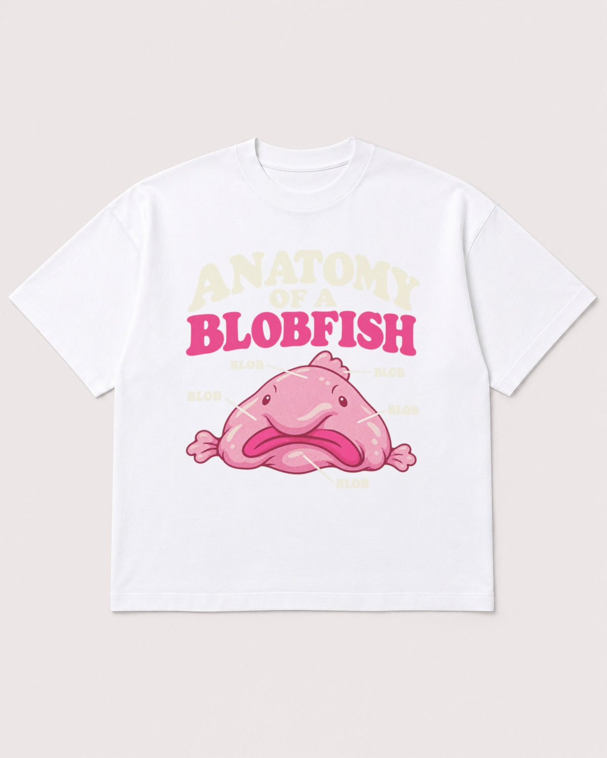 Mockup Boxy Heavyweight Tee White product