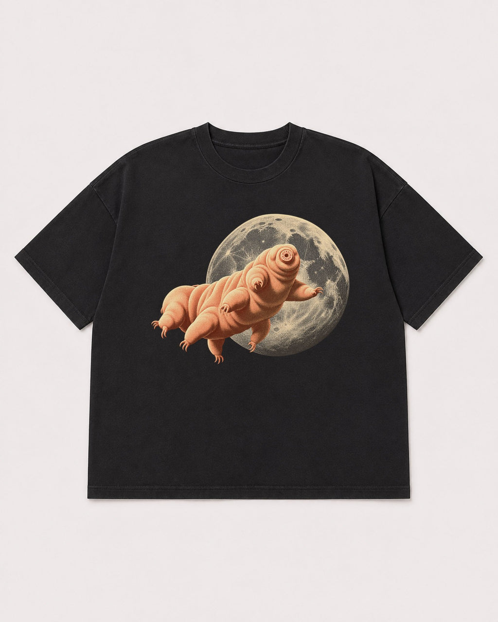 Mockup Boxy Heavyweight Tee Black product