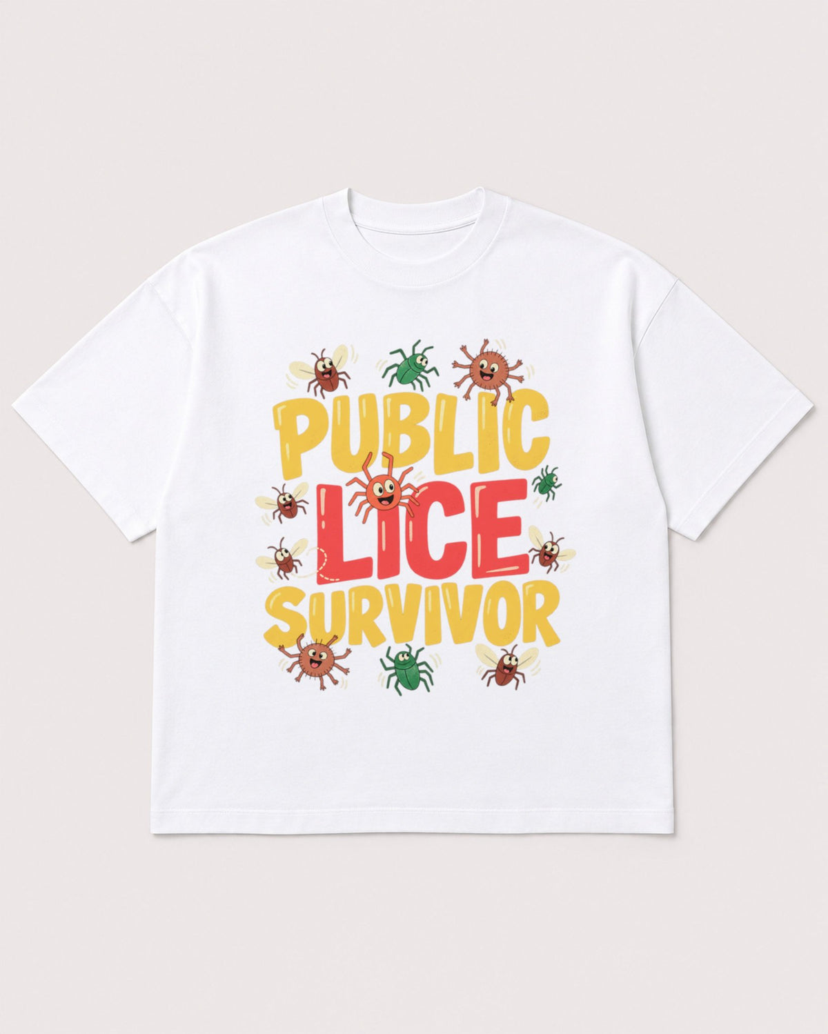 Mockup Boxy Heavyweight Tee White product