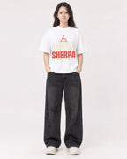 Mockup Boxy Heavyweight Tee White female full-body 03