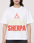 Mockup Boxy Heavyweight Tee White female close-up 03