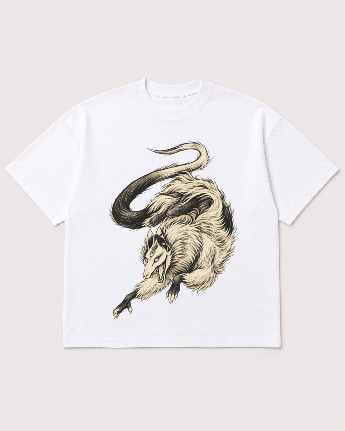 Mockup Boxy Heavyweight Tee White product