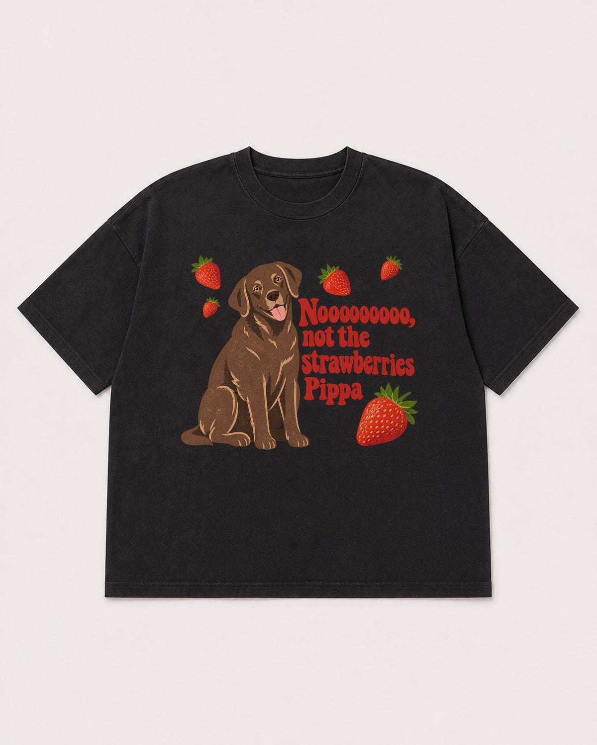 Mockup Boxy Heavyweight Tee Black product