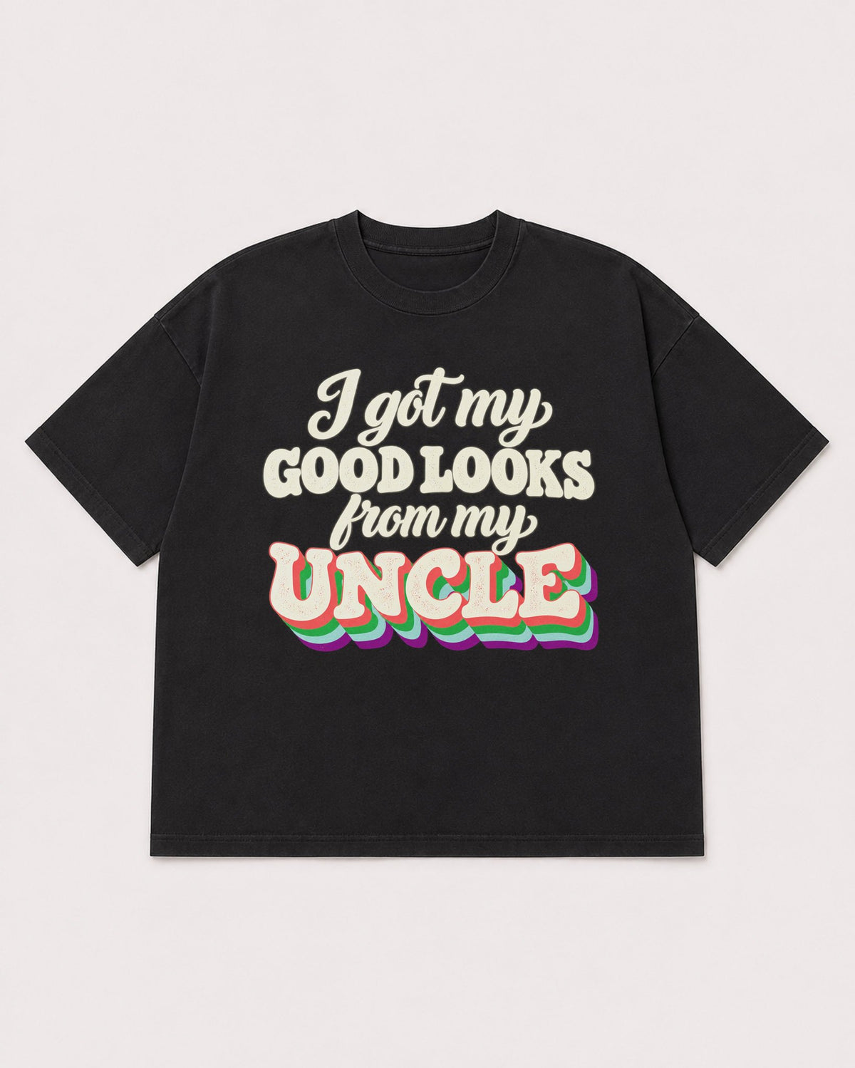 Mockup Boxy Heavyweight Tee Black product
