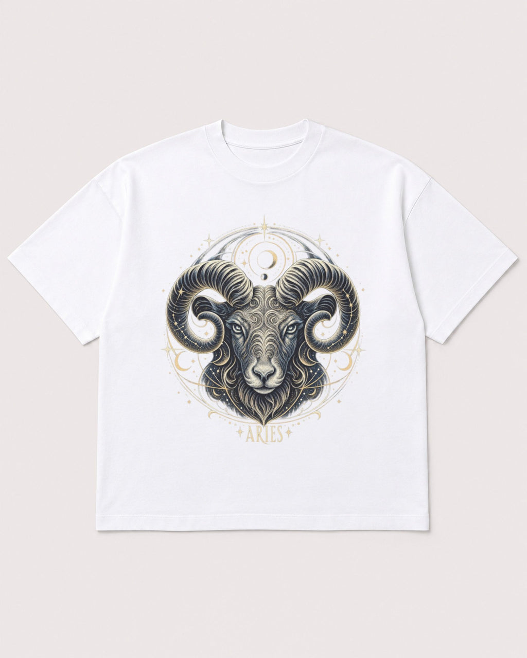 Mockup Boxy Heavyweight Tee White product
