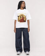 Mockup Boxy Heavyweight Tee White female full-body 04