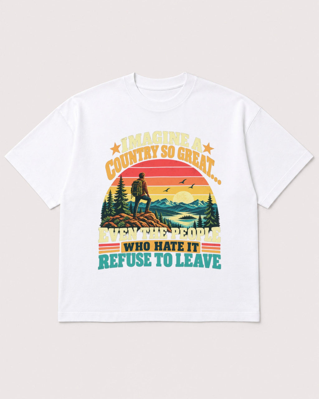 Mockup Boxy Heavyweight Tee White product