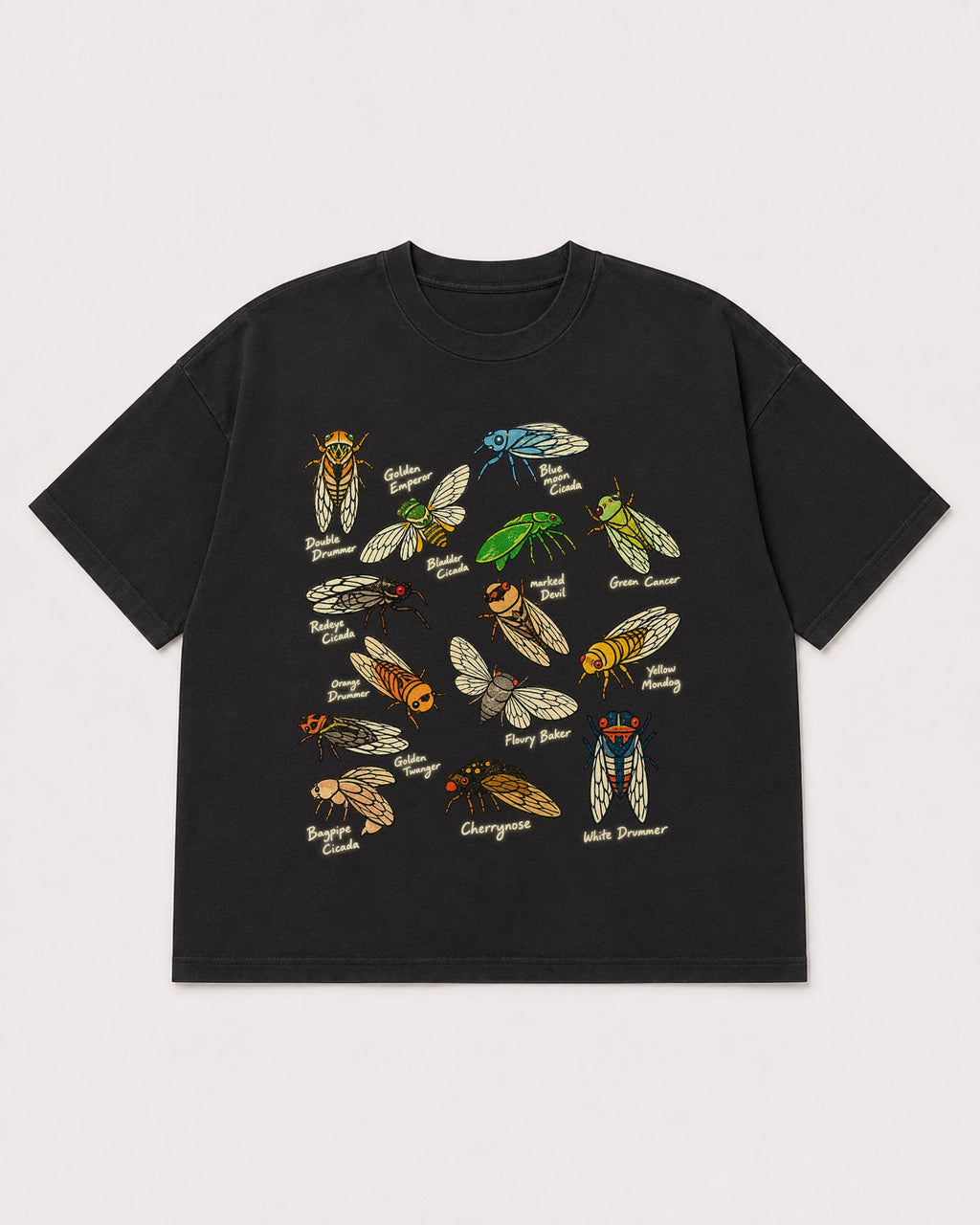 Mockup Boxy Heavyweight Tee Black product