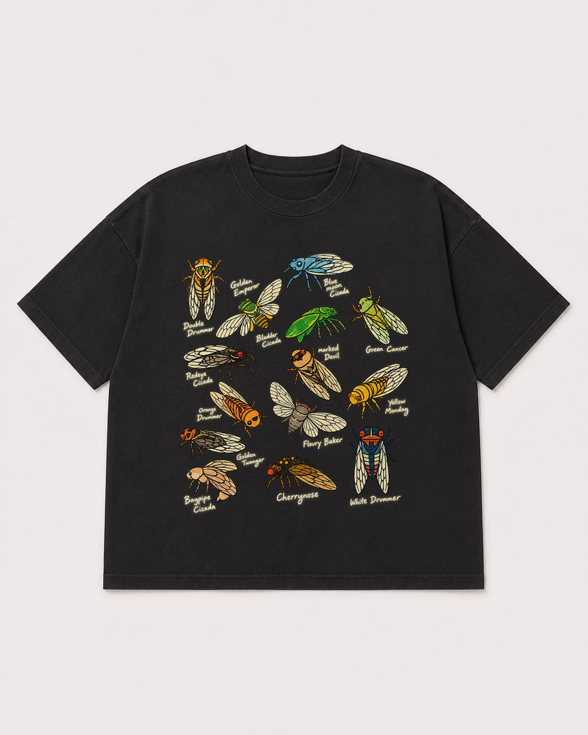 Mockup Boxy Heavyweight Tee Black product