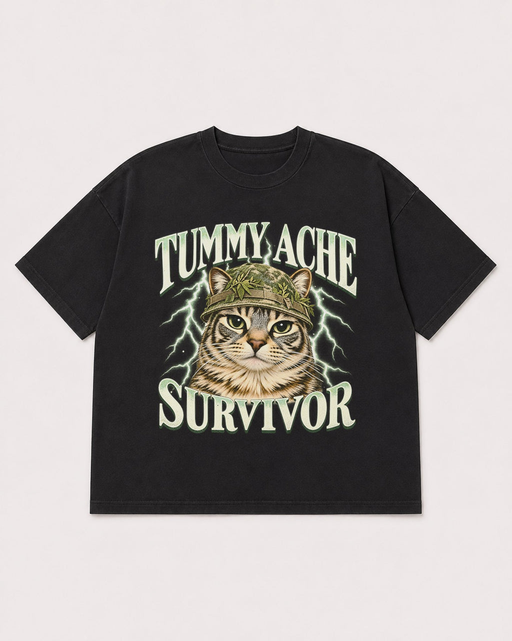 Mockup Boxy Heavyweight Tee Black product
