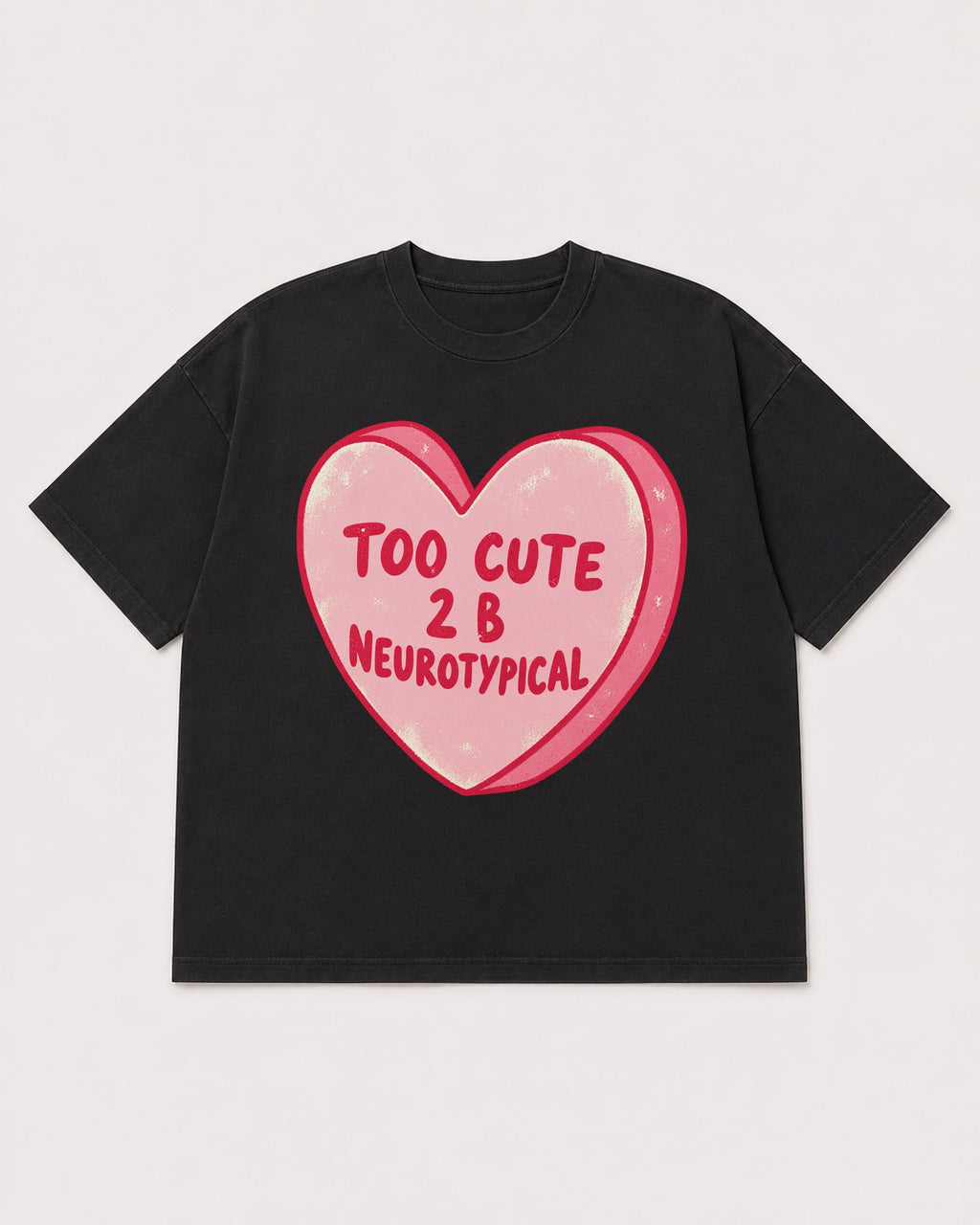 Mockup Boxy Heavyweight Tee Black product
