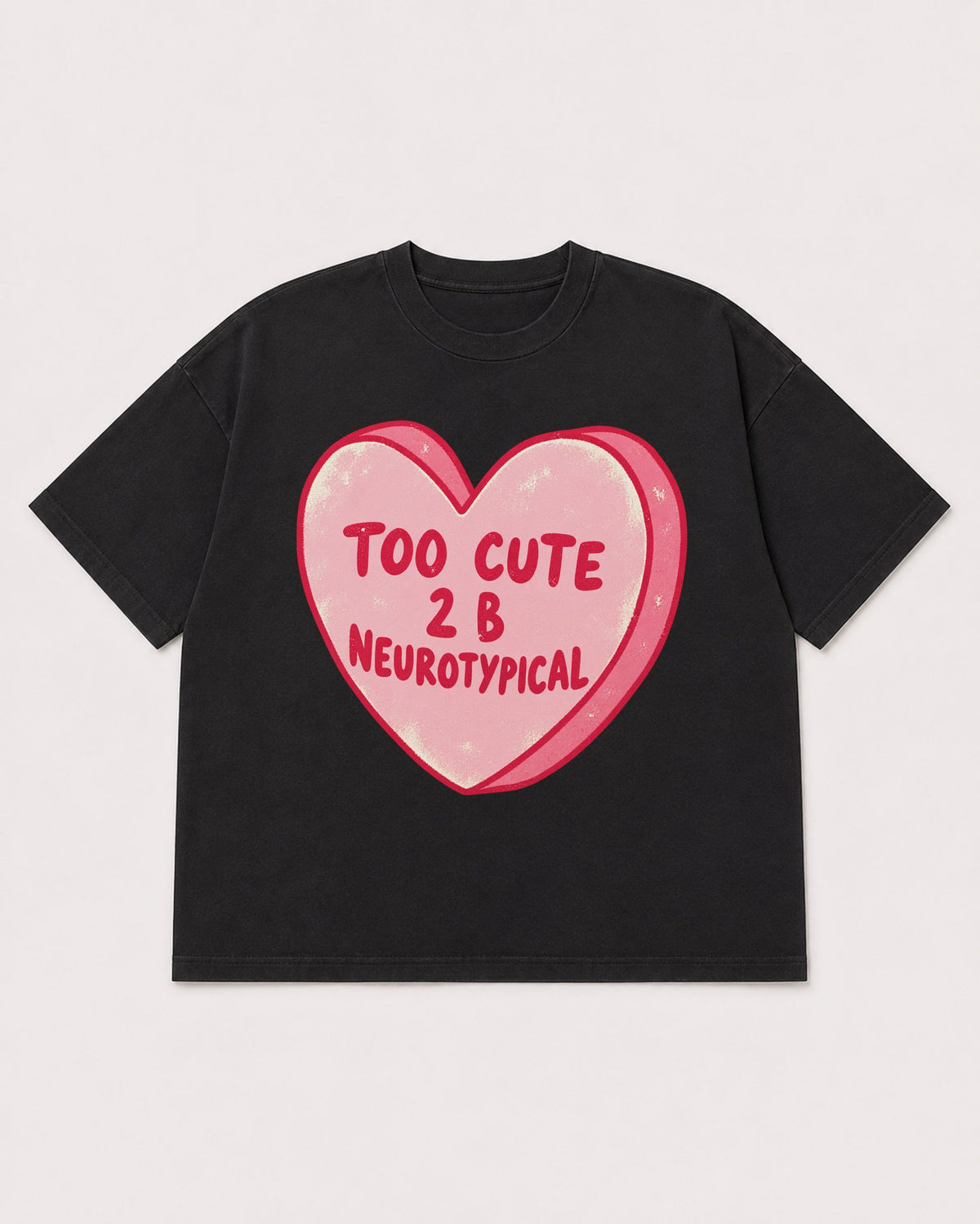Mockup Boxy Heavyweight Tee Black product
