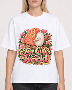 Mockup Boxy Heavyweight Tee White female close-up 08