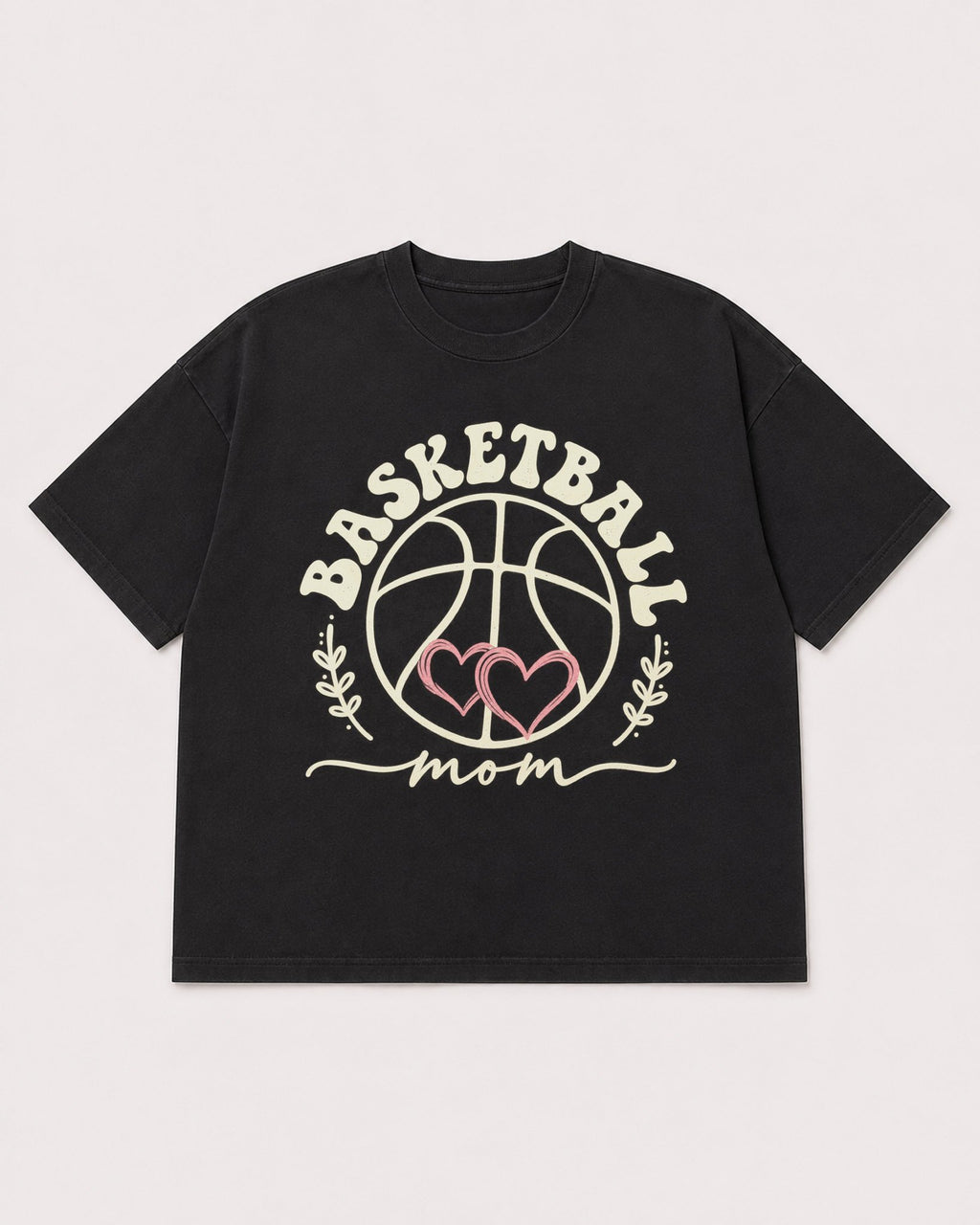 Mockup Boxy Heavyweight Tee Black product