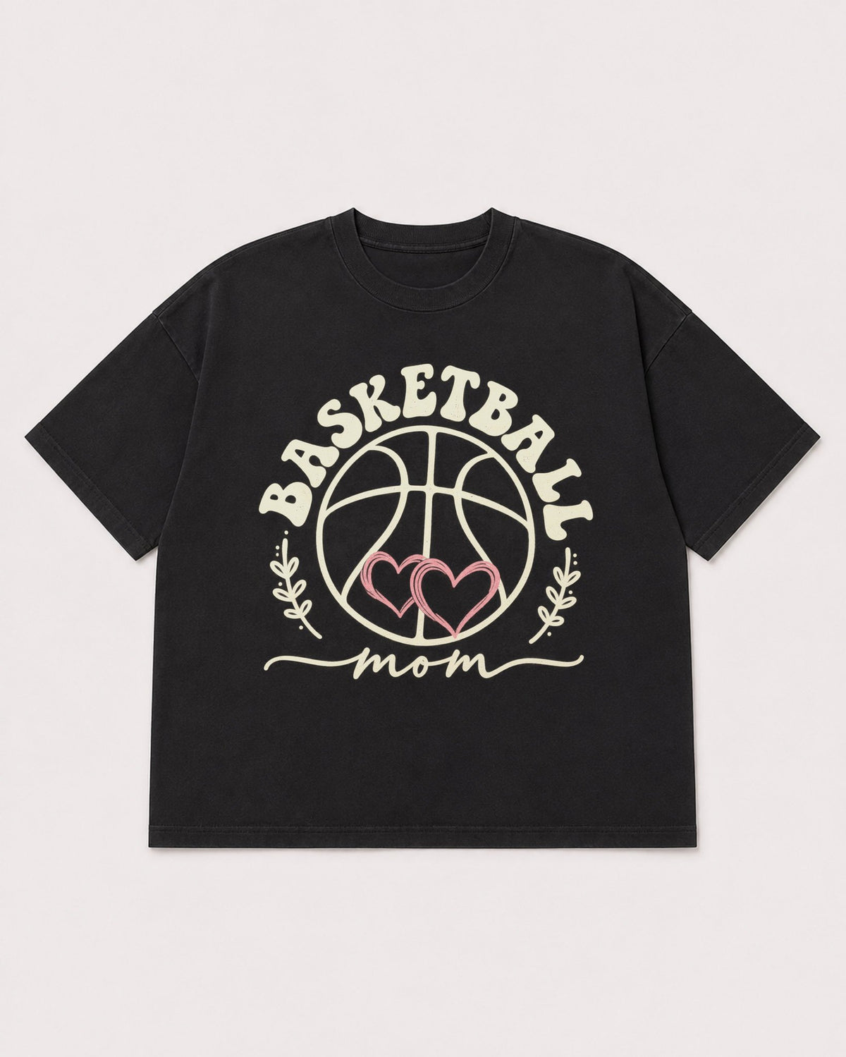 Mockup Boxy Heavyweight Tee Black product