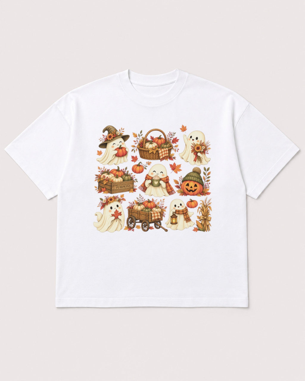 Mockup Boxy Heavyweight Tee White product