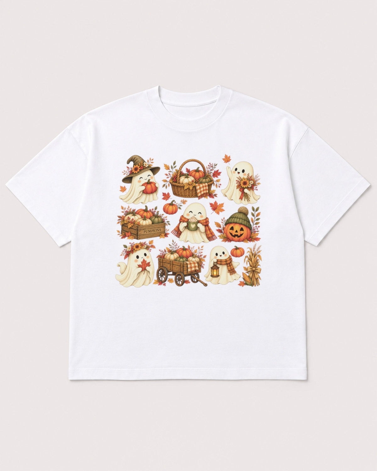 Mockup Boxy Heavyweight Tee White product