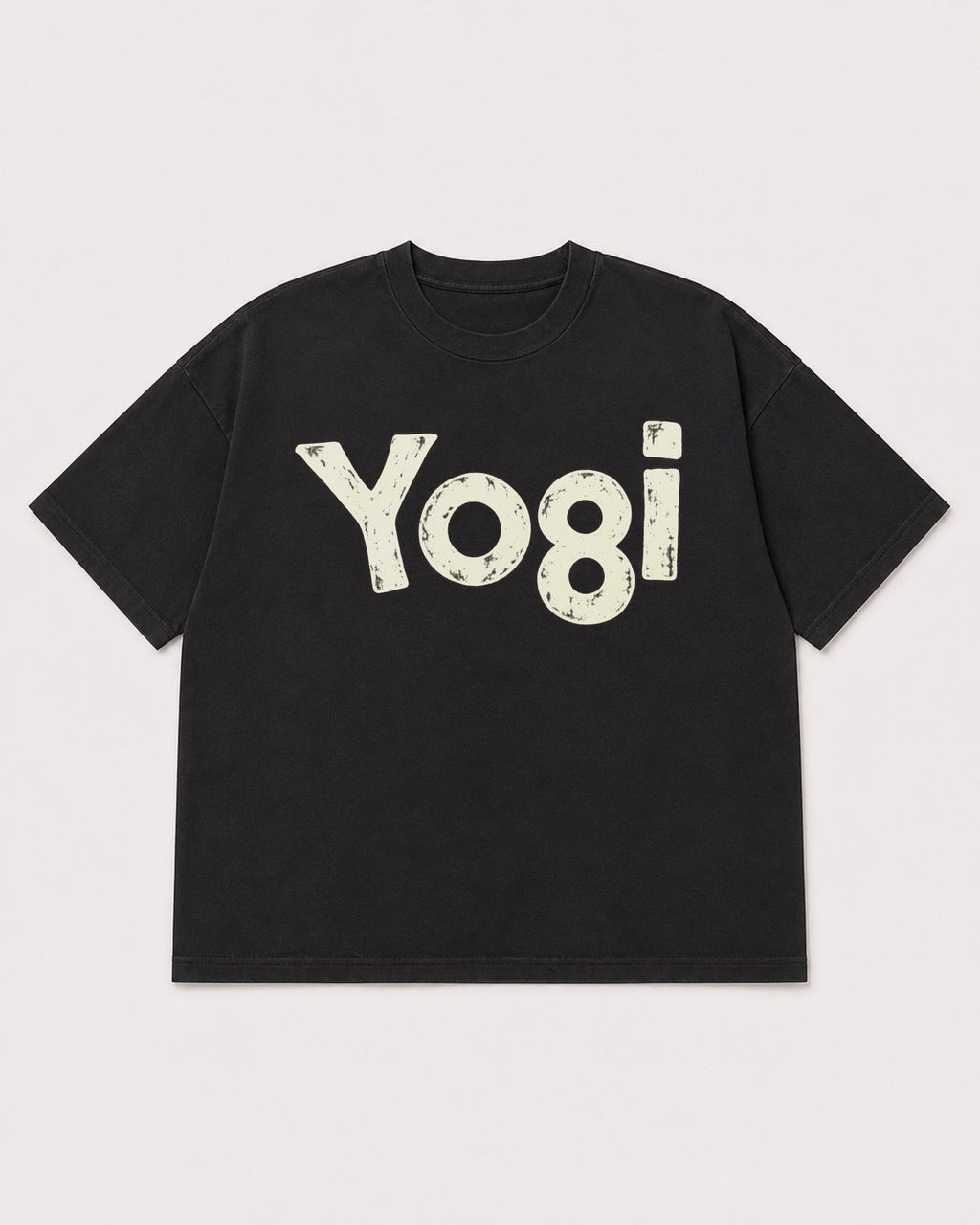 Mockup Boxy Heavyweight Tee Black product