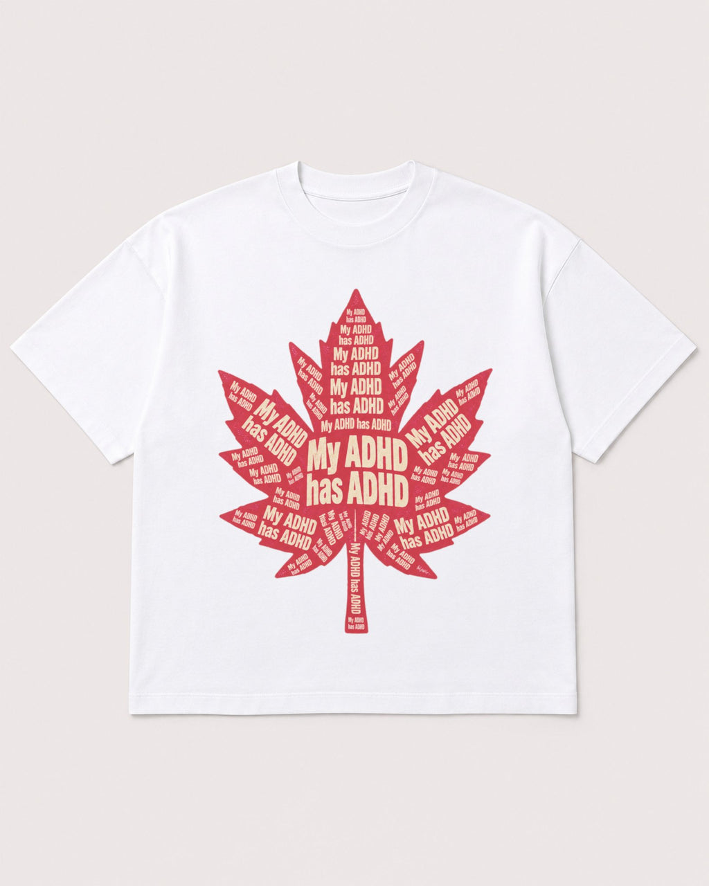 Mockup Boxy Heavyweight Tee White product
