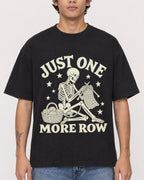 Mockup Boxy Heavyweight Tee Black male close-up 06