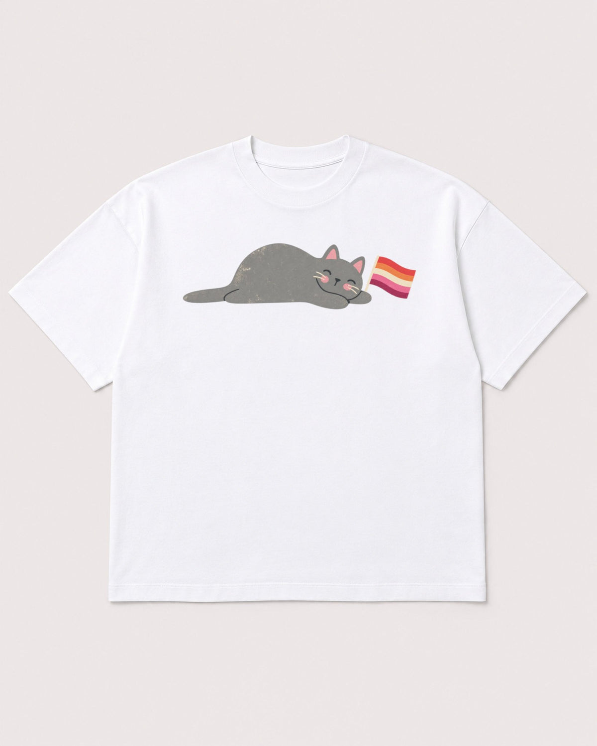 Mockup Boxy Heavyweight Tee White product