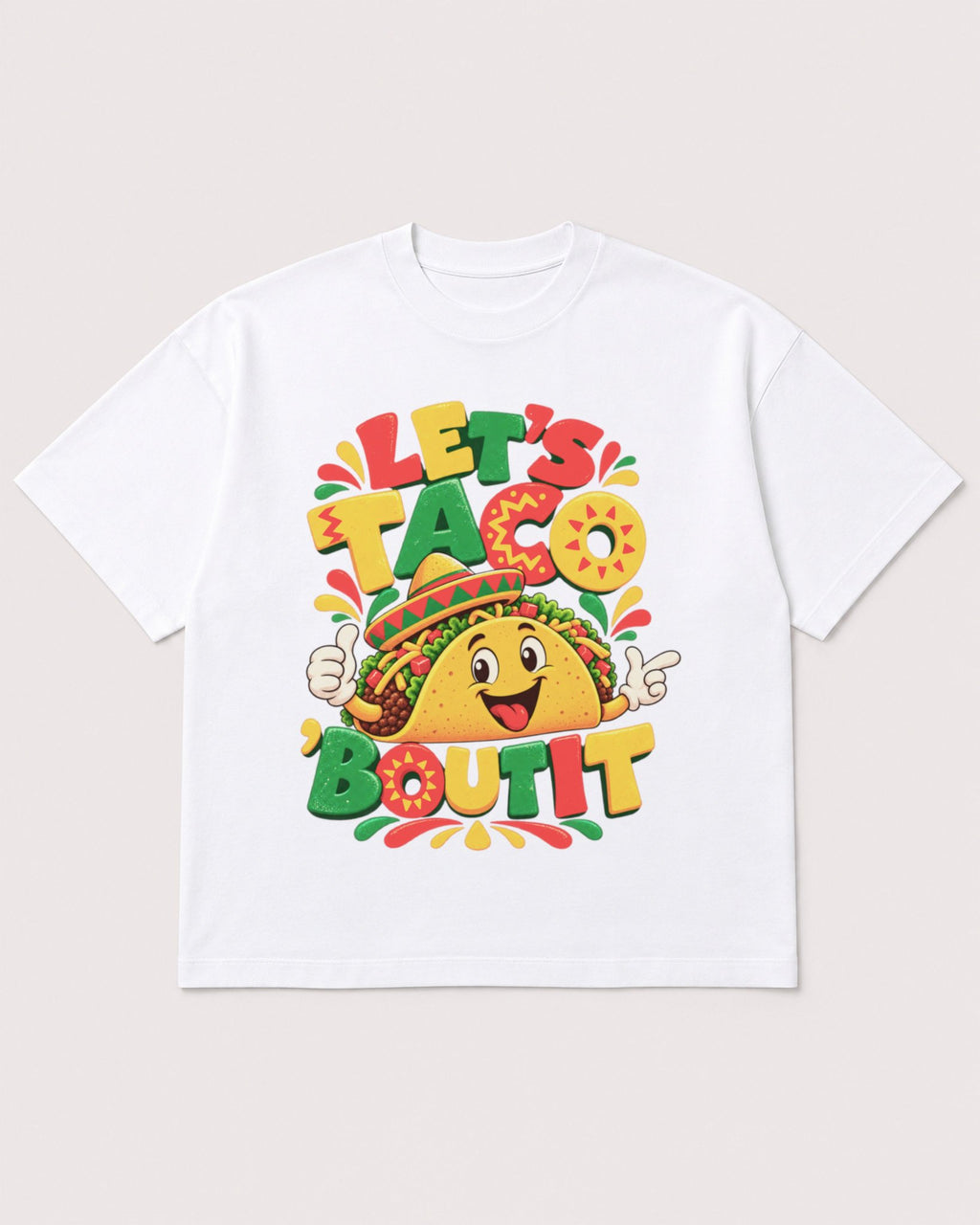 Mockup Boxy Heavyweight Tee White product
