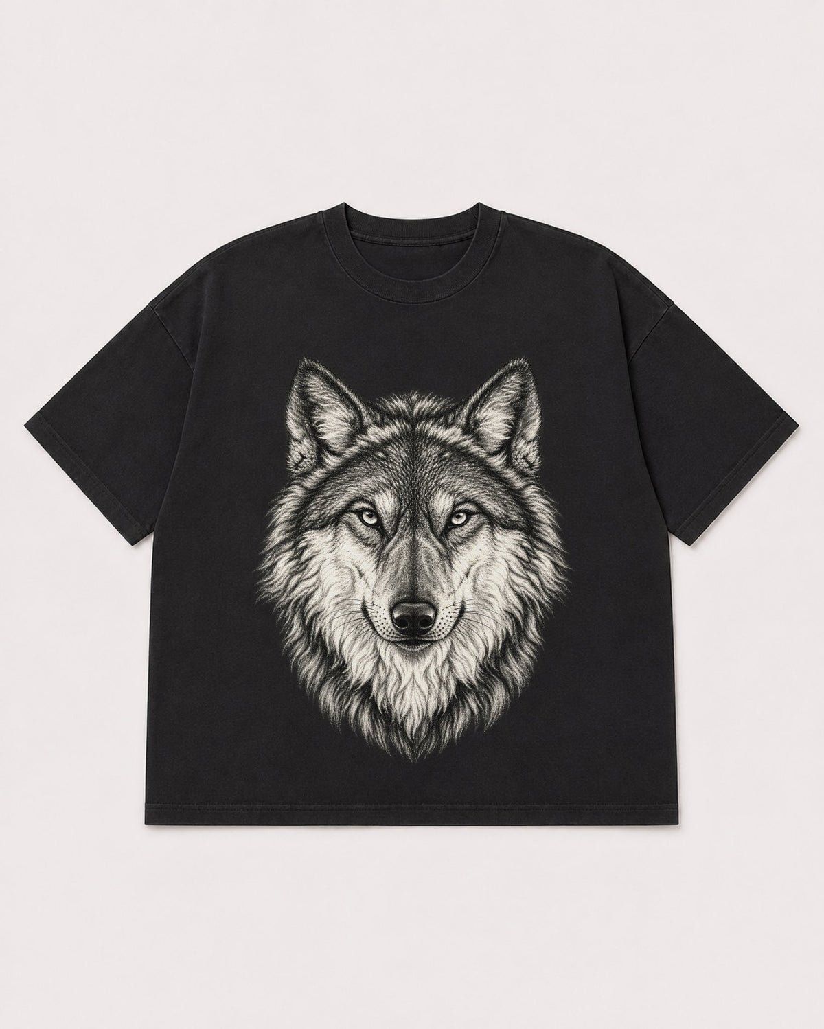 Mockup Boxy Heavyweight Tee Black product