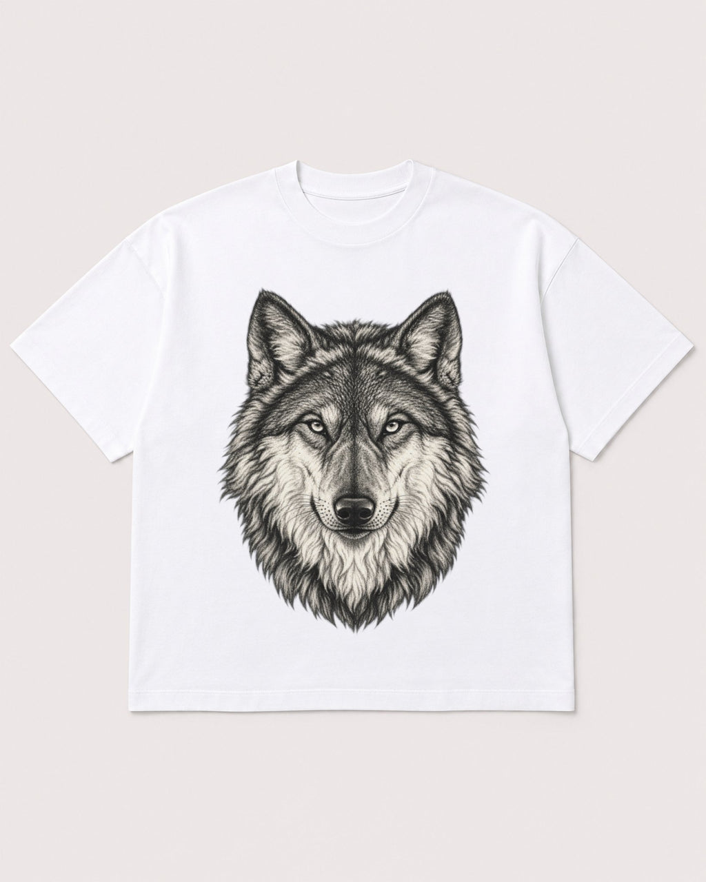 Mockup Boxy Heavyweight Tee White product