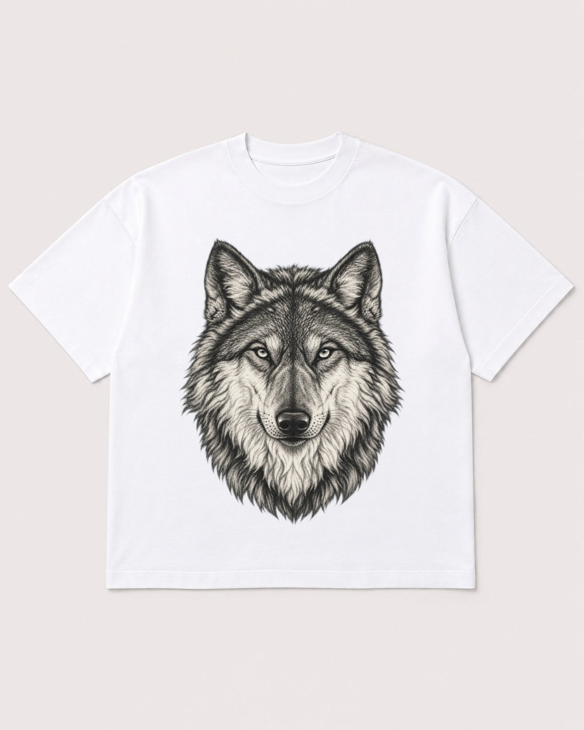 Mockup Boxy Heavyweight Tee White product