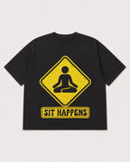 Mockup Boxy Heavyweight Tee Black product