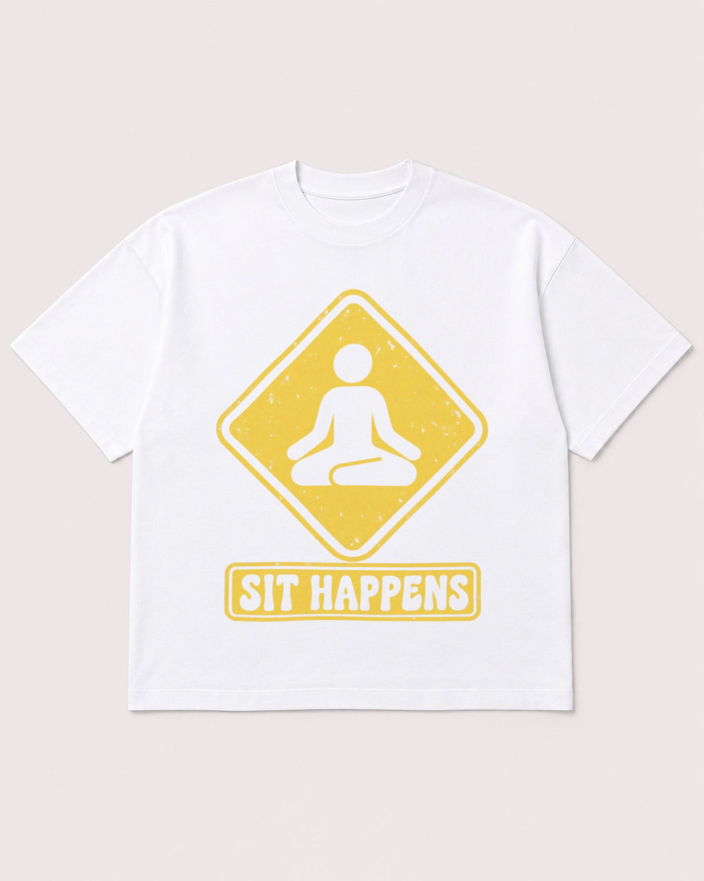 Mockup Boxy Heavyweight Tee White product