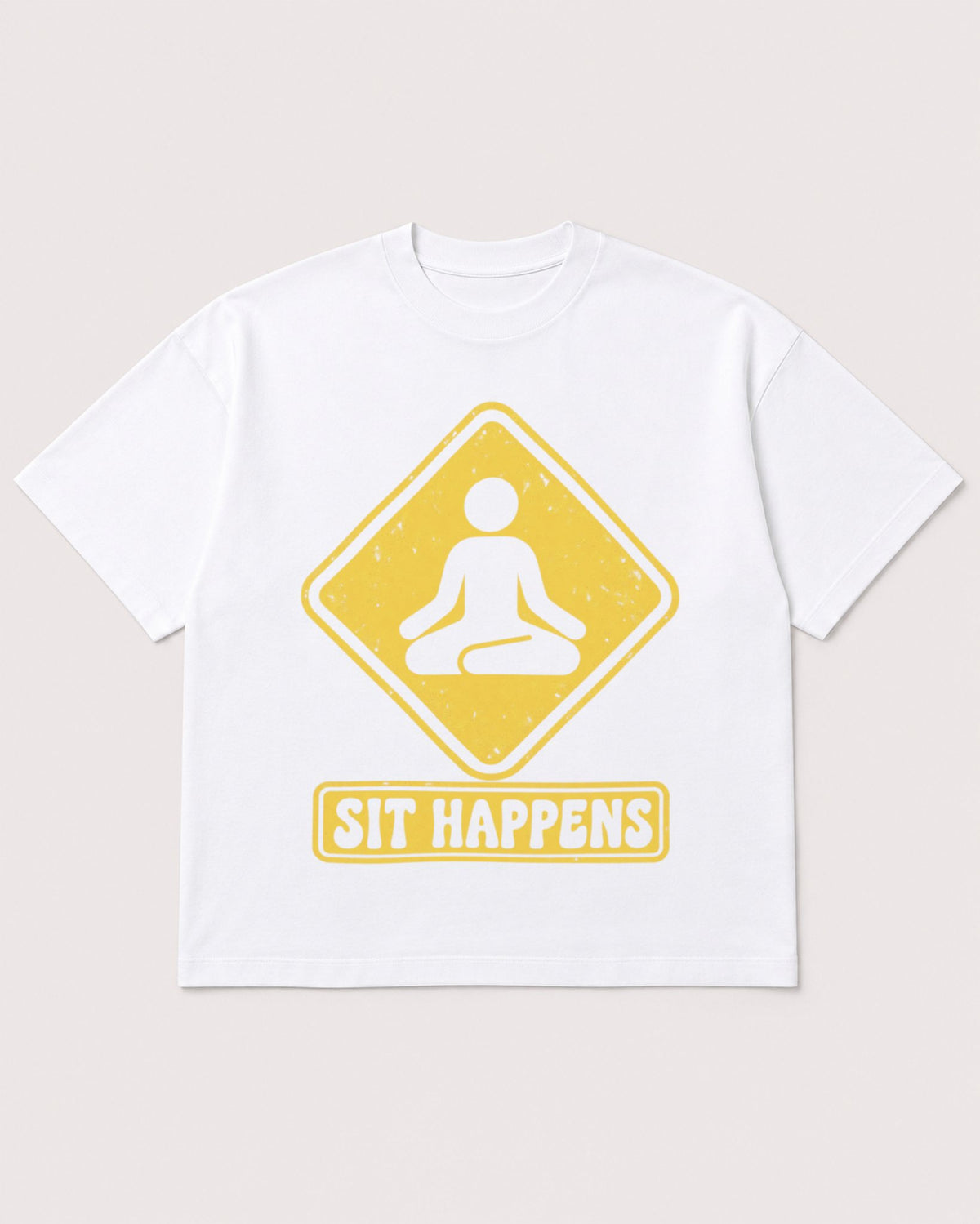 Mockup Boxy Heavyweight Tee White product