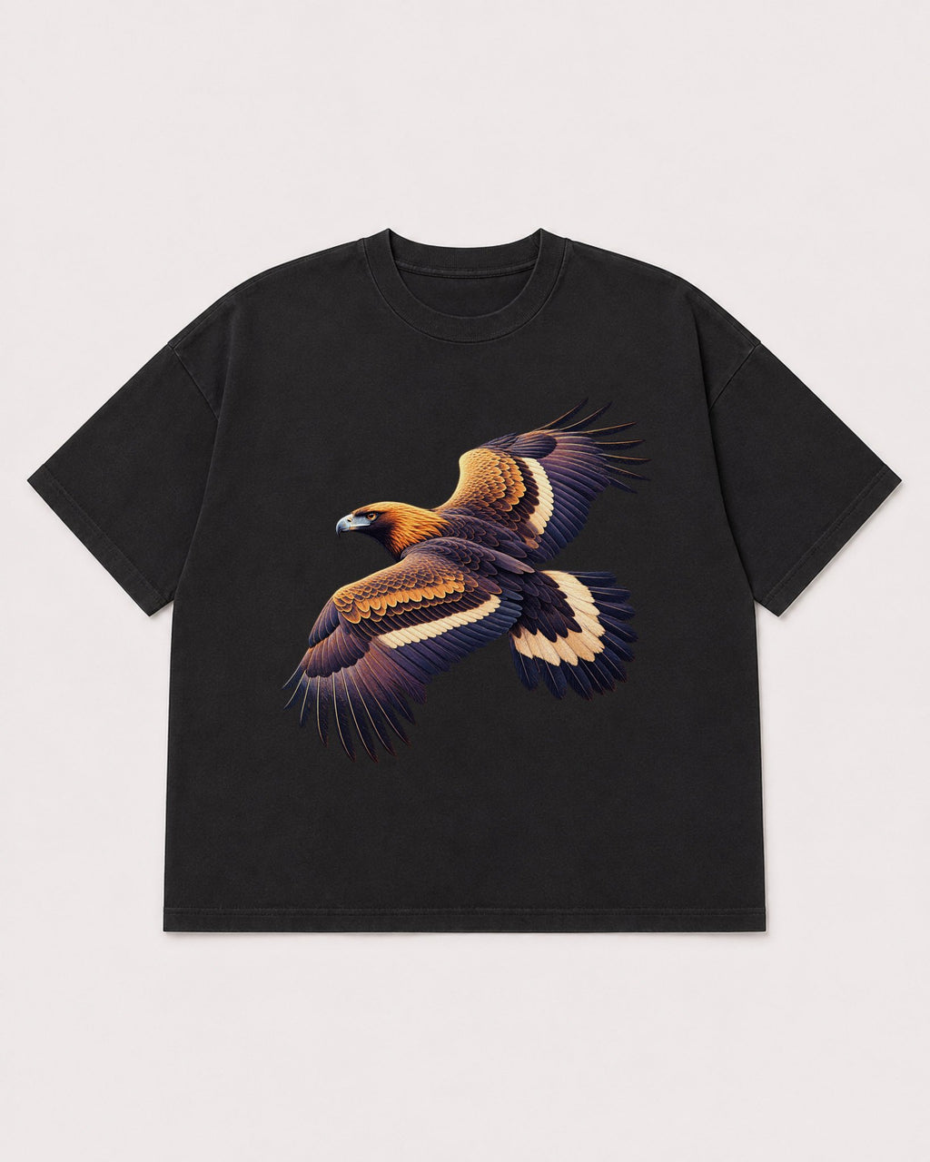 Mockup Boxy Heavyweight Tee Black product